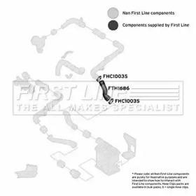 FIRST LINE fth1686 -  Трубка нагнетаемого воздуха